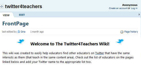 Twitter4Teachers - Rede de professores no Twitter