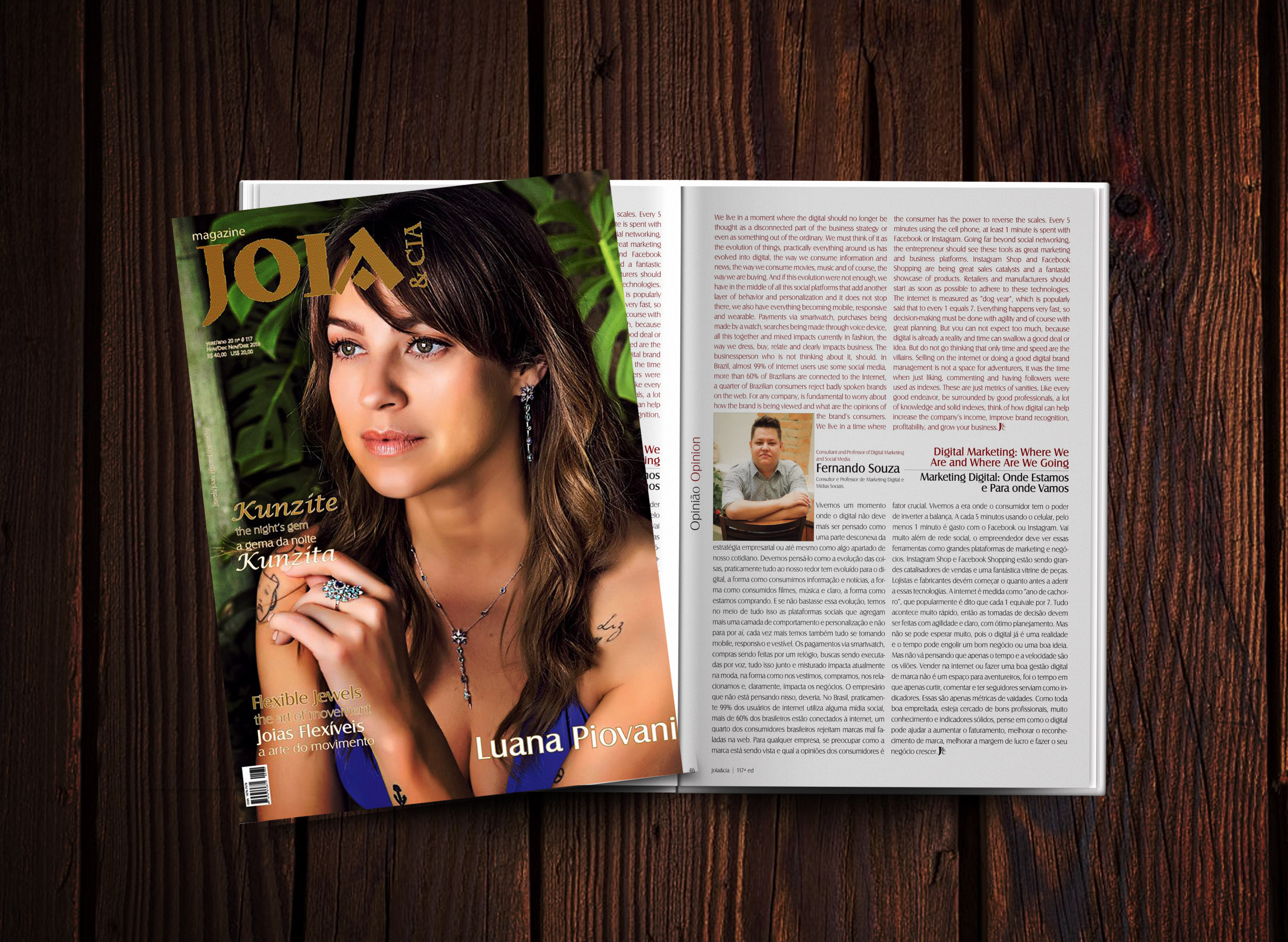 Entrevista – Marketing Digital, moda e negócios: Onde Estamos e para onde vamos – Revista Joia & Cia ed. 117